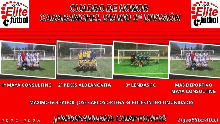 CUADRO DE HONOR. CARABANCHEL DIARIO 1ª DIVISIÓN